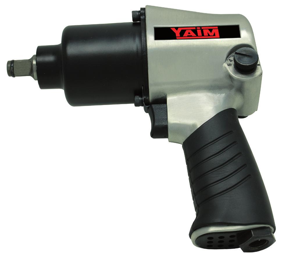 Llaves de impacto de 1/2 YA H 116 - Sistema de martillos con doble maza de larga duración que garantiza un apriete estable.