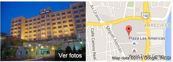 Hotel Fiesta Inn Boca del Rio Address: Prol. Blvd Manuel Ávila Camacho Fracc. Costa de Oro.