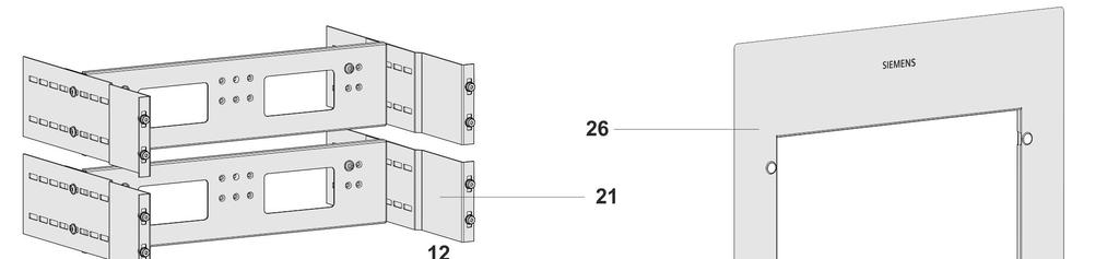 Estructura FC723 en carcasa (Comfort) Equipamiento básico