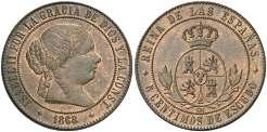 5 céntimos de escudo. (Cal. 629). Leves marquitas. Precioso color. 12,33 g. EBC. Est.