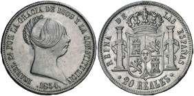 Sevilla. 20 reales. (Cal. 192). Escasa. 25,88 g.
