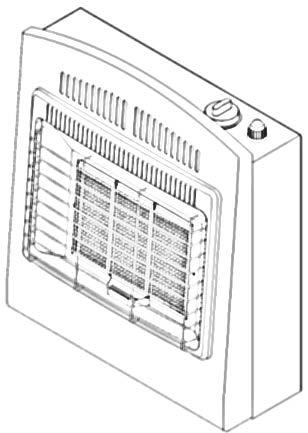 1 5 2 4 3 Instalación Soportes para piso Figura 1: Su calefactor puede