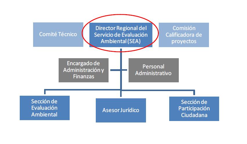 ORGANIGRAMA REGIONAL (*) (*) Los cargos que se relacionan directamente con el Director/a Regional son los siguientes: Director/a Ejecutivo/a: Le corresponde liderar la administración del Sistema de