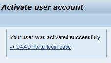 DAAD-Portal Registering in the DAAD Portal (personal funding) 9.