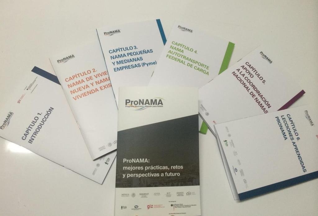 Brochure final del ProNAMA Objetivos: Compartir experiencias en el desarrollo de las NAMA y el sistema de coordinación nacional.
