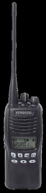 TK-3402K – Kenwood Radio Portátil Profesional UHF, 16 Canales, 4 Watts,  Negro