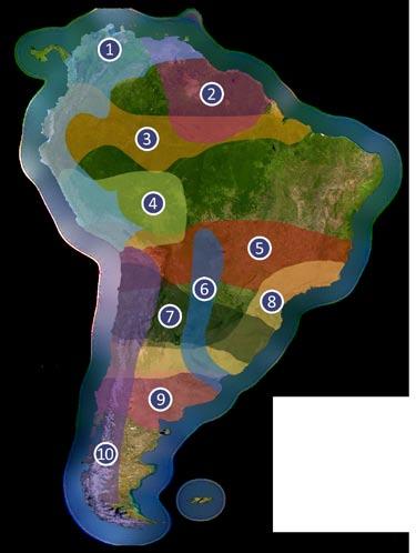 2. IIRSA en el Perú La IIRSA ha definido diez ejes de integración y desarrollo (EID) que estructuran el espacio continental sudamericano desde una perspectiva geoeconómica, así como desde sus