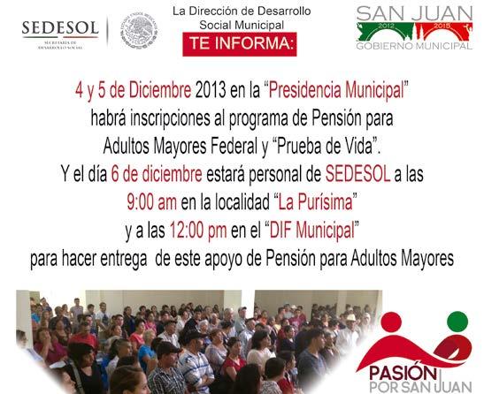 Entrega de Tarjetas 5 diciembre 2013 - Presidencia Municipal de San Juan de los lagos.