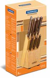 1-22230/000 - Carving fork / Tenedor trinchante 8 pcs. Cutlery set / Juego Cuchillos 8 pzas. 22299/026 04 6,85 0,027 00034.