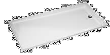 35 R80P 100 42 Receptáculo acrílico Semi Playo (Incluye desagüe) Semi ﬂat shower tray