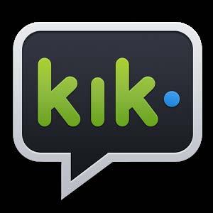 KIK Una aplicación que permite que se envíen textos/fotos sin que se guarden en el