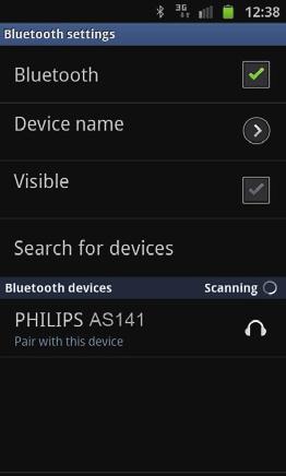 4 Reproducción y carga Con este sistema docking, puede disfrutar del audio de dos formas: a través de conexión Bluetooth manual; a través de conexión Bluetooth automática con la aplicación Philips