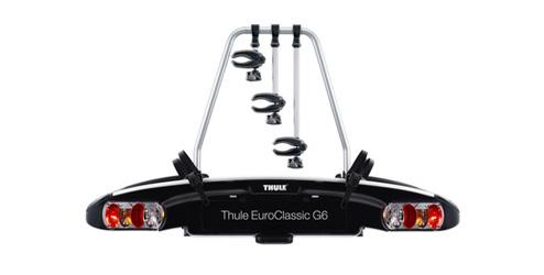 50 Producto de la marca Thule para el transporte seguro y cómodo de bicicletas. Fácil de instalar en cualquier enganche de remolque (enchufe de 13 pins incluido).