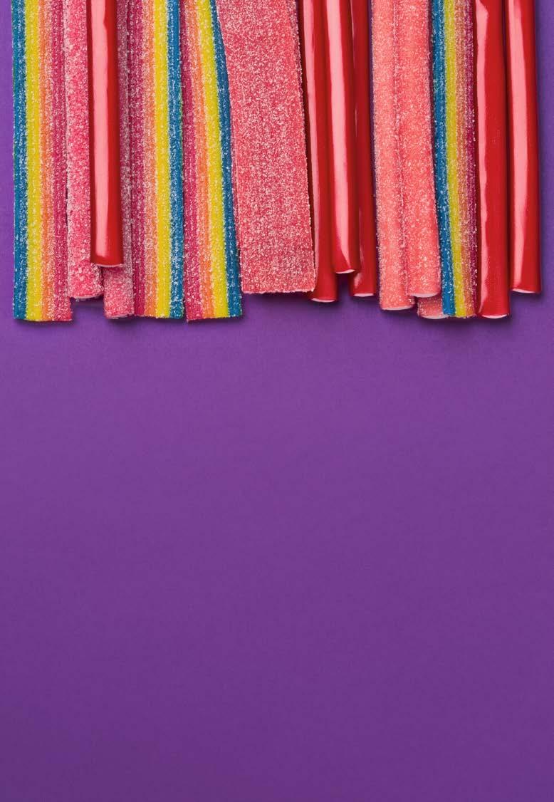 ICORICE Regaliz Endless flavor Licorice is Docile s great new product. Sweet or Sour, our Licorices are available in pencils and belts and in Strawberry, Sour Strawberry and Sour Tutti-Frutti flavors.