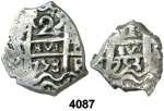 1 y 2 reales. Conjunto de dos monedas. BC/MBC. Est. 250. 125, 4088 1778 y 1788. Carlos III. Segovia. 2 maravedís. Lote de 2 monedas. BC/BC+. Est. 20..... 12, 4089 1773 a 1788. Carlos III. 1/2 (tres) y 2 reales (dos).
