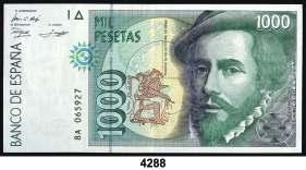 24 de septiembre, Juan Carlos I/Felipe. Pareja correlativa, sin serie nº 001092-001093. S/C. Est. 320............................ 280, 4285 1992. 2000 pesetas. (Ed. E8). 24 de abril, Mutis. Sin serie.