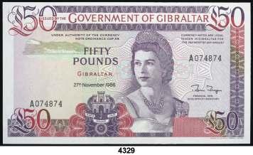 Est. 170............... 140, F 4329 1986. Gobierno de Gibraltar. 50 libras. (Pick 24).