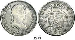 Sevilla. GJ. 2 reales. (Cal. 1026). BC/BC+. Est. 20...................... 12, 2966 1830. Sevilla. JB. 2 reales. (Cal. 1038). BC/BC+. Est. 20...................... 12, 2967 1823.