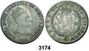 F 3174 1838. Sevilla. RD. 4 reales. (Cal. 315). Escasa. BC. Est. 50.................... 30, 3175 1841. Sevilla. RD. 4 reales. (Cal. 318). Escasa. BC/MBC-. Est. 40................ 25, 3176 1852.
