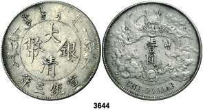 (1851-1861). 100 cash. (Kr. 11.6). CU. MBC-. Est. 20................... 12, 3647 Hupeh. (1895-1907). 10 centavos. (Kr. 124.1). EBC.