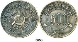 Est. 50............... 30, F 3658 Szechuan. Shensi Soviéticos. 1934. 500 cash. (Kr. 512.2). CU. Rara. MBC+. Est. 50..... 30, 3659 Yunnan.