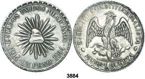 Aguascalientes. 1915. México. 20 centavos. (Kr. 605). CU. BC+. Est. 9...... 6, 3882 Chihuahua. 1914. Ejército Constitucionalista.