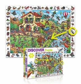 Discover Actividades al aire libre Puzzle de 70 piezas y juego de localización de imágenes.