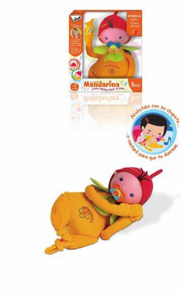 La pequeña Mandarina Para jugar a cantar e interpretar con sus manitas de marioneta.