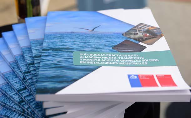 Memoria Anual 2016 Reporte Integrado Puerto Ventanas S.A. participó en la elaboración de la Guía de Buenas Prácticas, en conjunto con la autoridad ambiental y de salud de la V Región GUÍA DE GRANELES SÓLIDOS Puerto Ventanas S.