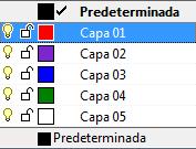 3 En Seleccione la capa para copiar objetos, seleccione la Capa 01. 4 Desactive la capa Capa 01.