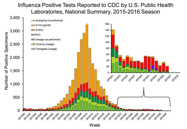 North America- América del Norte United States Graph 1,2. During EW 36, influenza activity remained low (1.