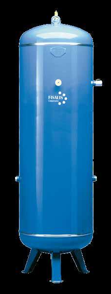 DEPÓSITOS Acumuladores de aire comprimido El uso de un depósito en una instalación neumática es fundamental para el almacenamiento y distribución del aire proporcionado por el compresor.
