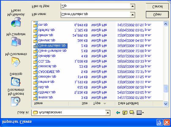Los archivos que lee el sistema son únicamente en formato Zip, además deberán cumplir con las estructuras vigentes en el momento de la importación.