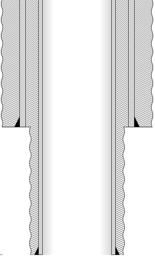 2 TUBERÍA SUPERFICIAL DE REVESTIMIENTO Provee protección contra arremetidas para la perforación mas profunda, soporte estructural para el cabezal del pozo y sartas de revestimiento subsecuentes y es