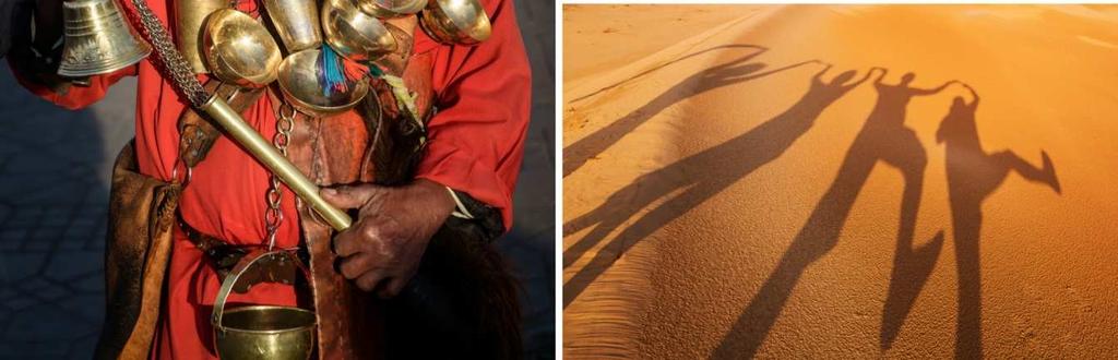 Paseo en dromedario en medio de las dunas, como si fuéramos auténticos beduinos.