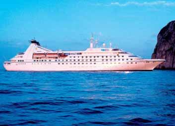 Seabourn Spirit FICHA TÉCNICA Categoría Lujo Año de botadura 1989 / Renovado en 2009 Registro bruto 9.975 toneladas Eslora / manga 134 m. / 20 m.