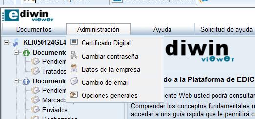 Actualización de Certificado Digital El certificado digital adjunto debe de ser con el que se firman las facturas.