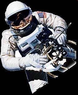 Las escafandras de los astronautas están recubiertas de una fina capa de oro, que permite la