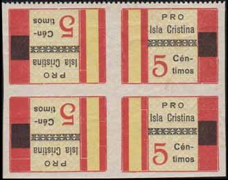 1938.- Pro Isla Cristina - dentado 11 9 5 c.