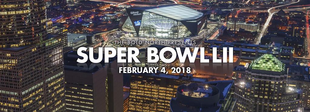 Y tampoco podemos dejar de mencionar que el domingo 4 de febrero de 2018, en el estadio US Bank de Minneapolis, Estados Unidos, se celebrará la famosa NFL Super Bowl, evento conocido como el