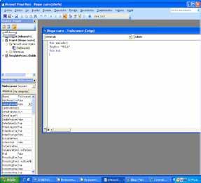 Si estamos trabajando en Word 2003 da un clic en herramientas/ macros y editor de visual basic, si estamos trabajando en Word 2007 activa la etiqueta programador dando un clic en el botón de