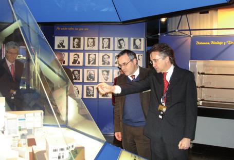 El consejero del CSN Antoni Gurguí en una visita a la central nuclear de Santa María de Garoña. excepcional para informar del proceso de renovación de la central nuclear Santa María de Garoña.