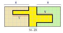 Comprobamos los perímetros de los tres polígonos del primer ejemplo: P1 = 10 + 12 + 8 = 30 unidades P2 = 10 + 16 + 4 = 30 unidades P3 = 10 + 12 + 8 = 30 unidades Se pueden hallar muchísimas