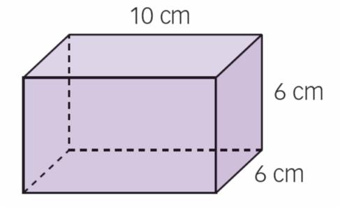 AOctógono = P a 16,41 = = 19,8 m ACara = 6 = 6 m ATotal = AOctógono + 8 ACara = 6,8 m AJoyero = (6 6 + 6 10 + 6 10) = 31 cm 31 = 64 cm Loli ha pintado un área de