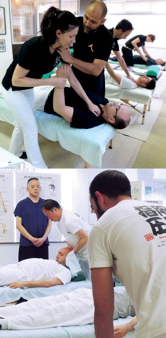 Japón para aprender terapias complementarias como Ken Yamamoto Technique, Sotai-Ho y Kinesio Taping. Estas clases están incluidas en la cuota del curso.