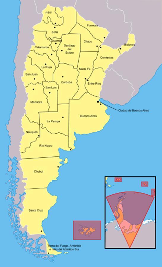 ESTRUCTURA POLITICA DE LA ARGENTINA 23 Provincias 1 Ciudad Autónoma de Buenos Aires 2219 Municipios 1124 Municipios 112