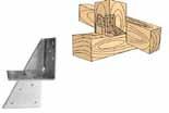Los conectores de madera pueden ser instalados con las siguientes fijaciones: Clavos, tornillos o pernos.