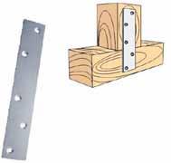 TIMBER CONNECTORS Ax Bx D Los conectores de madera pueden ser instalados con las siguientes fijaciones: Clavos, tornillos o pernos.