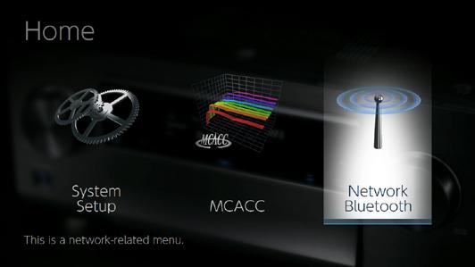 Red/Bluetooth Operaciones del menú Realice ajustes relacionados con las conexiones de red y BLUETOOTH. Utilice el menú en pantalla (OSD) que aparecen en el televisor para realizar los ajustes.