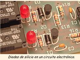 Existen diferentes tipos de diodos, rectificadores, LED